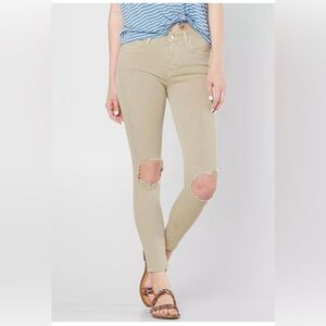 Free People High Rise Ankle Skinny Stretch Pant